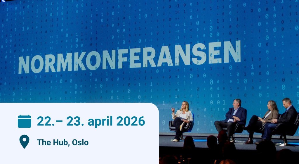 Panelsamtale fra scenen under Normkonferansen