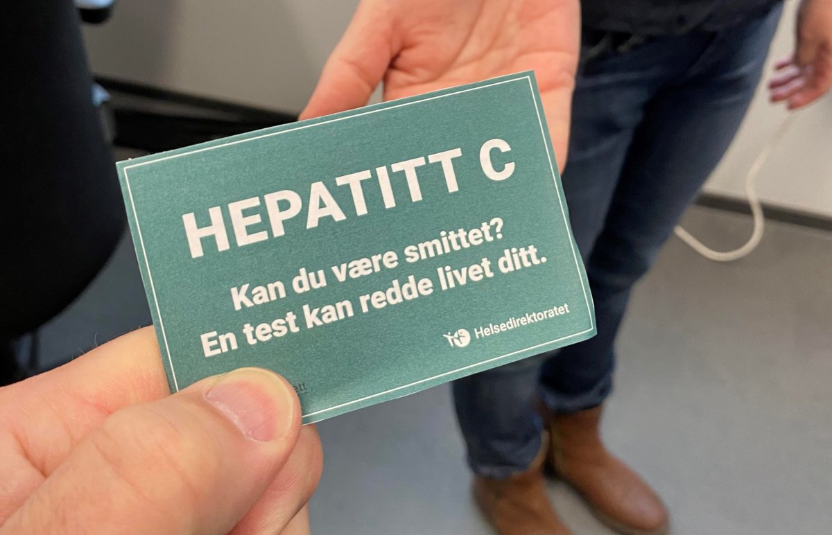 Kort som sier at dersom du er smittet av hepatitt C kan en test redde liv.