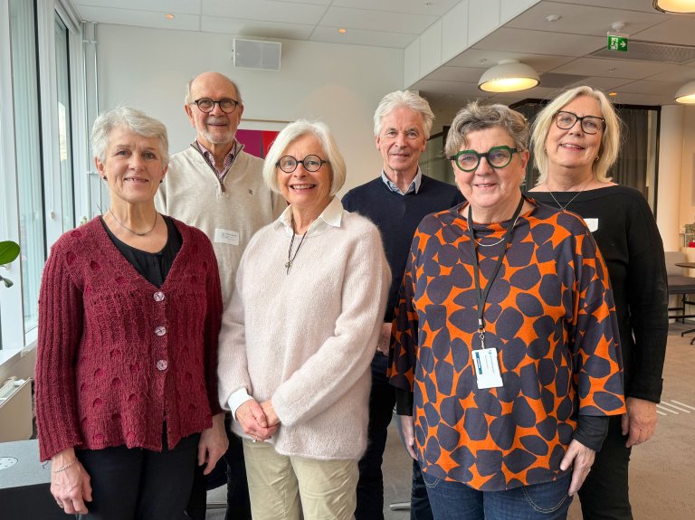 Gruppebilde av styret i seniorforeningen