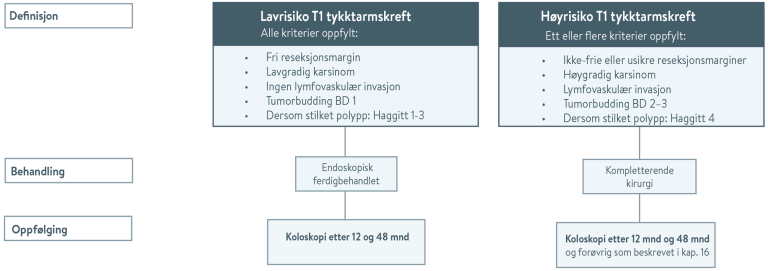 Figur 6.6: Flytskjema T1-Tykktarmskreft